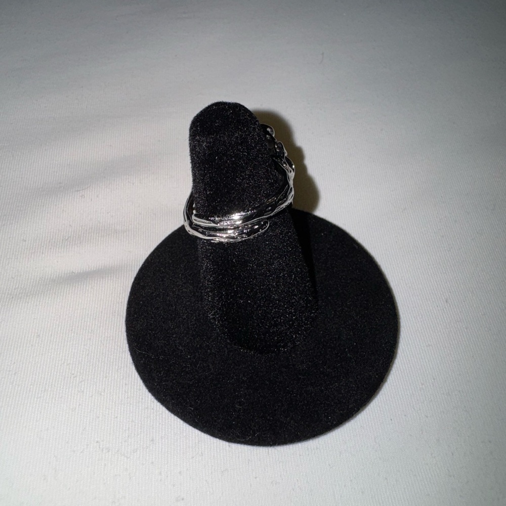 Beautiful Amber Crystal ring 💍💜💛 - Picture 5 of 6